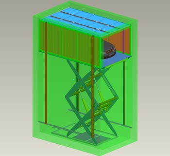 13. PIATTAFORMA DOPPIO PANTOGRAFO CON CABINA