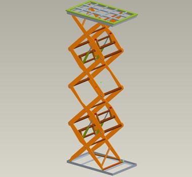4. PIATTAFORMA QUATTRO PANTOGRAFI