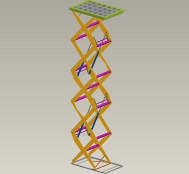 5. piattaforma penta pantografi